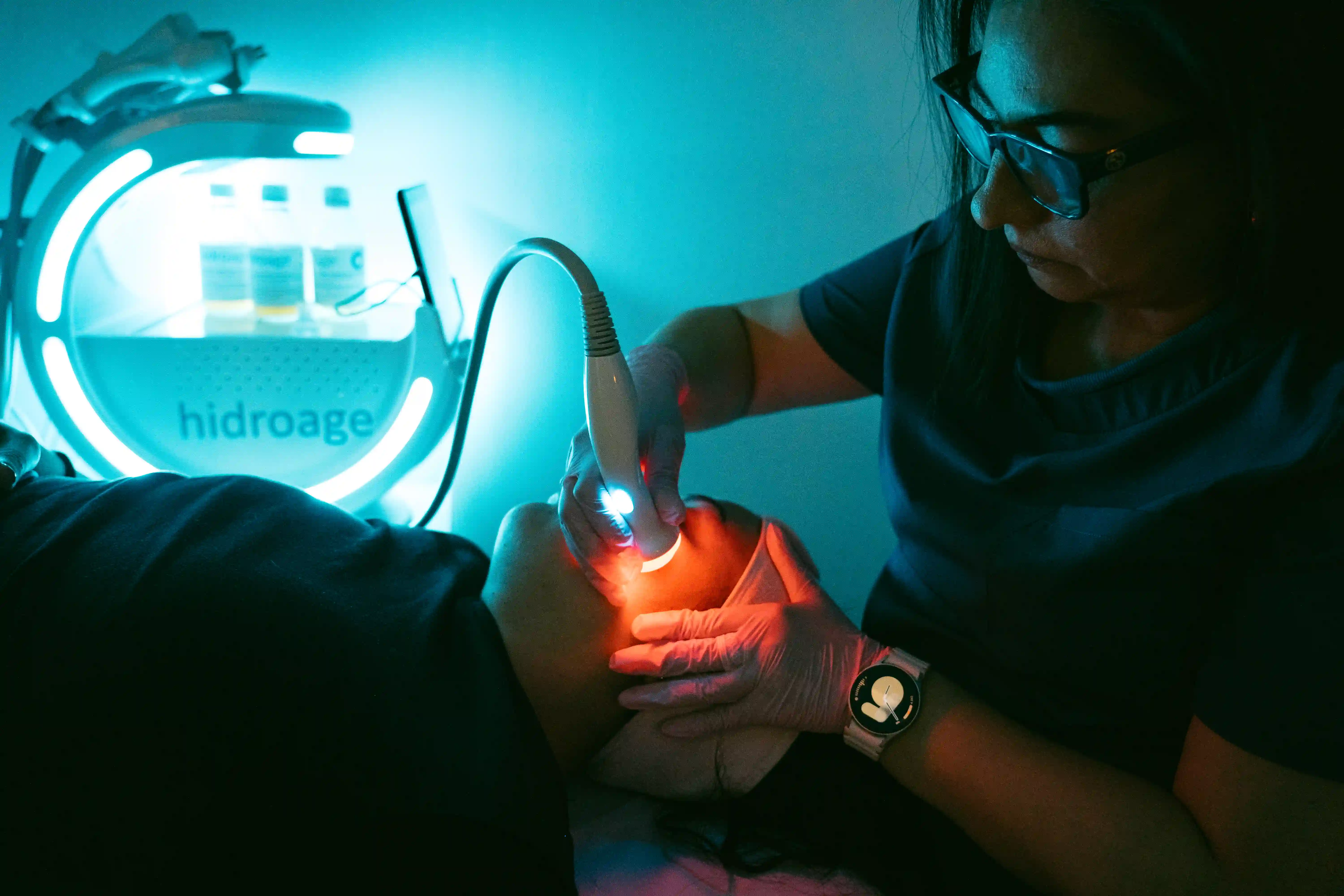 Tratamiento facial en cabina